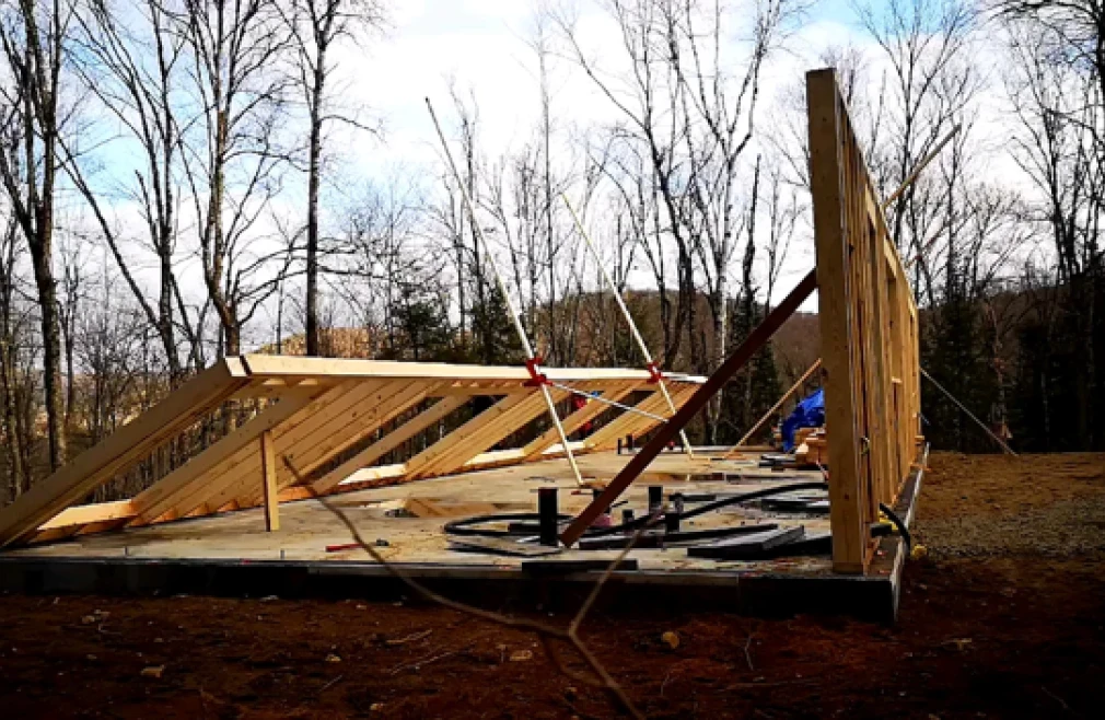 Old Fashion Frame Raising - African Baptist Meeting House