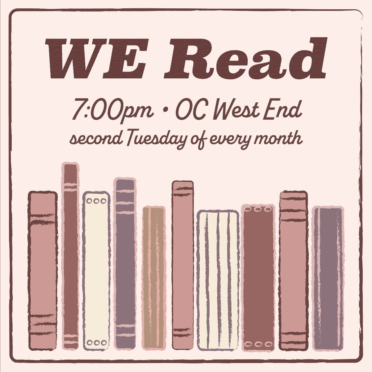 WE Read Book Club at OC West End