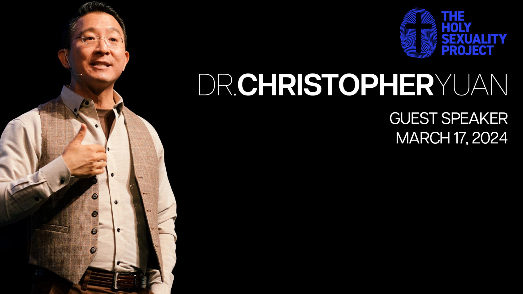 Dr. Christopher Yuan | Guest Speaker