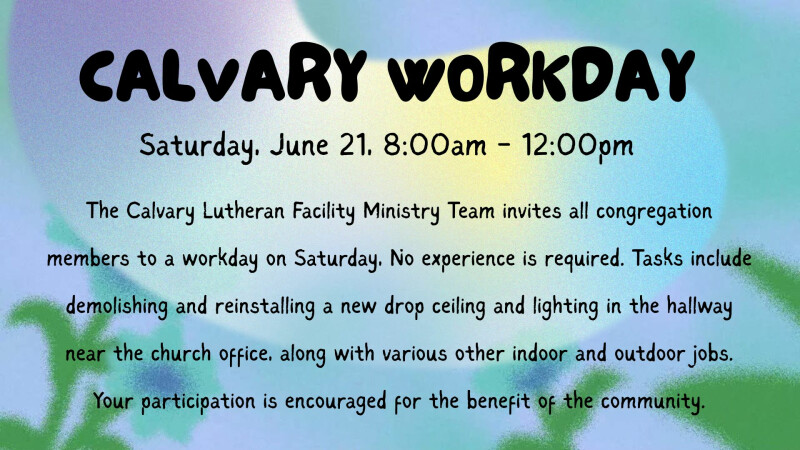 Calvary Workday