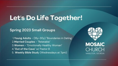 Small Groups