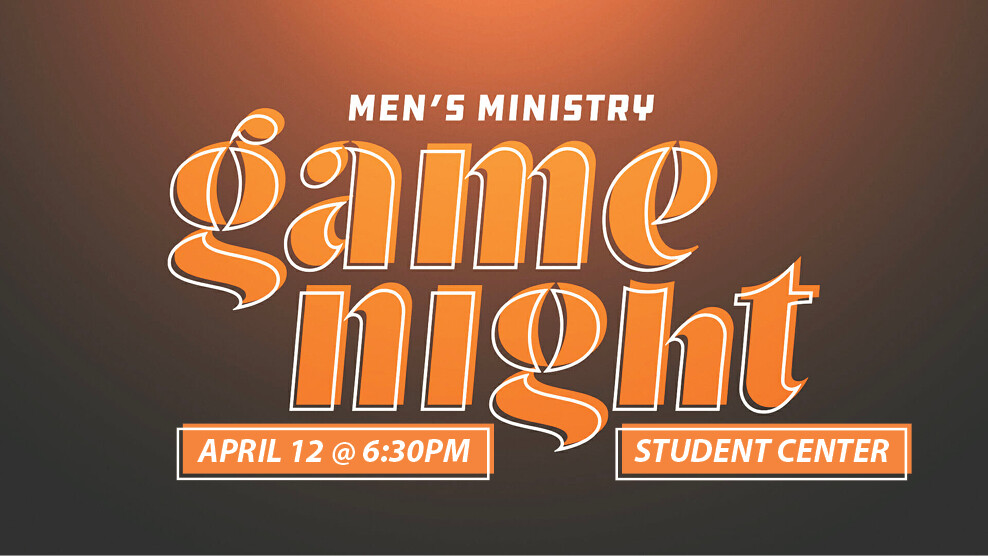 Men's Ministry Game Night