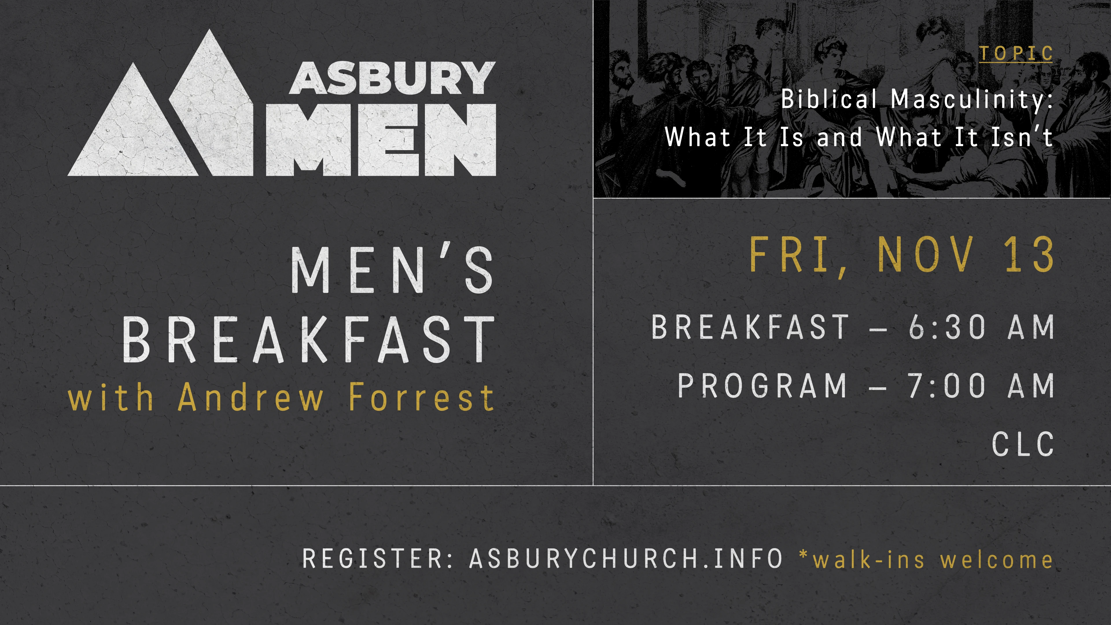 Men's Prayer Breakfast
