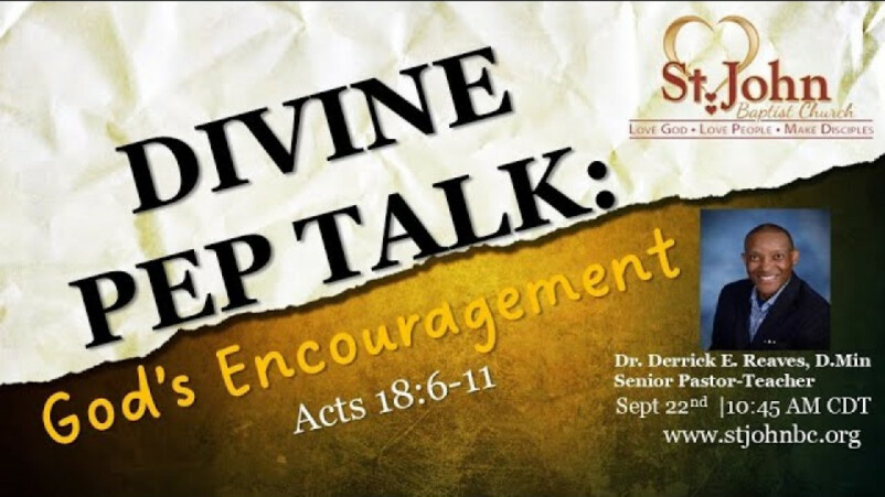 Divine Pep Talk: God's Encouragement