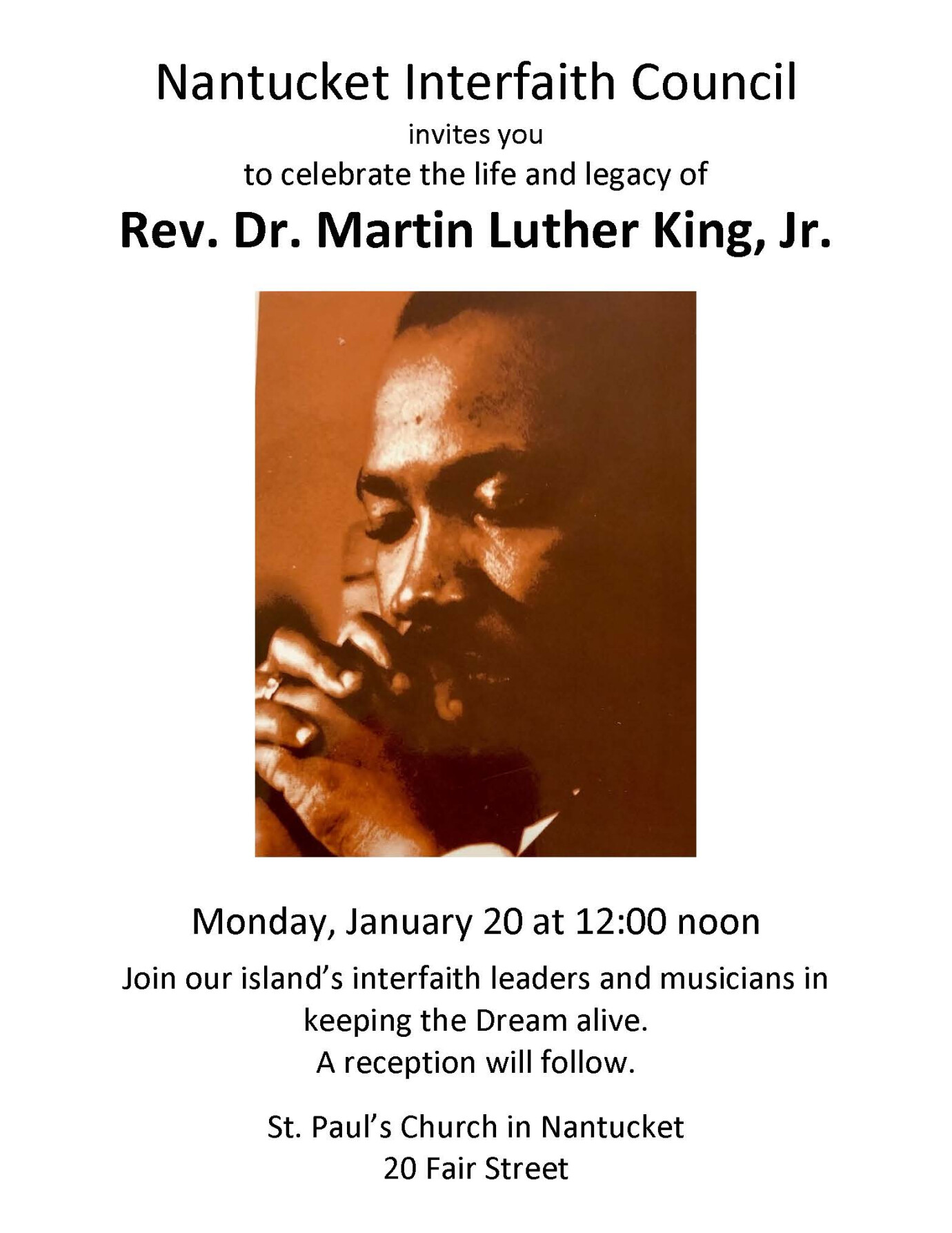 12:00pm MLK Jr. Service 