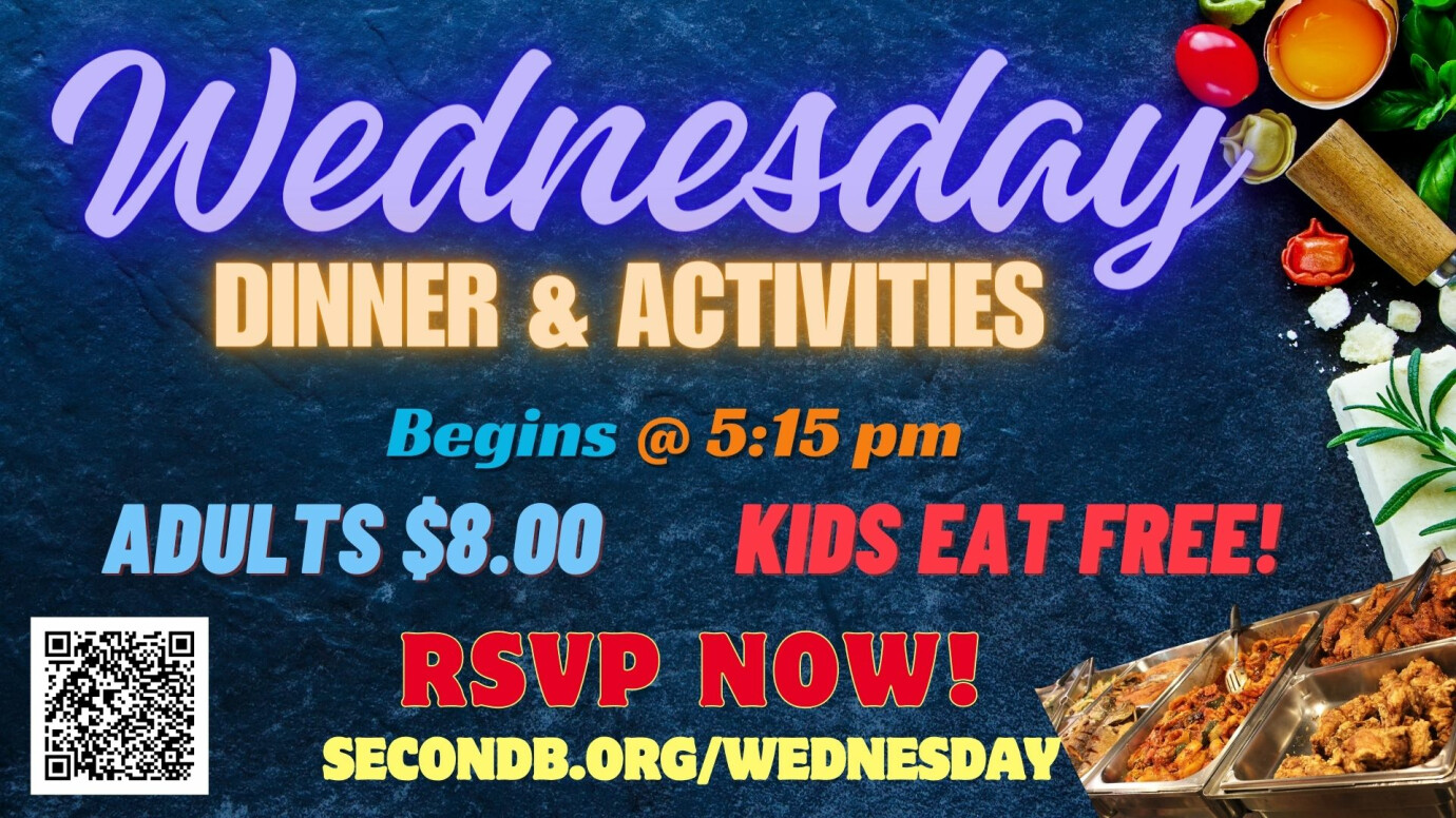 Wednesday Fellowship Dinner