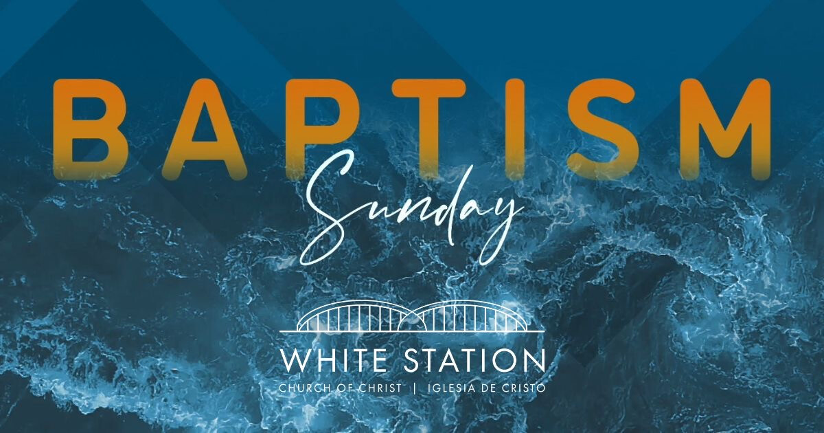 Baptism Sunday
