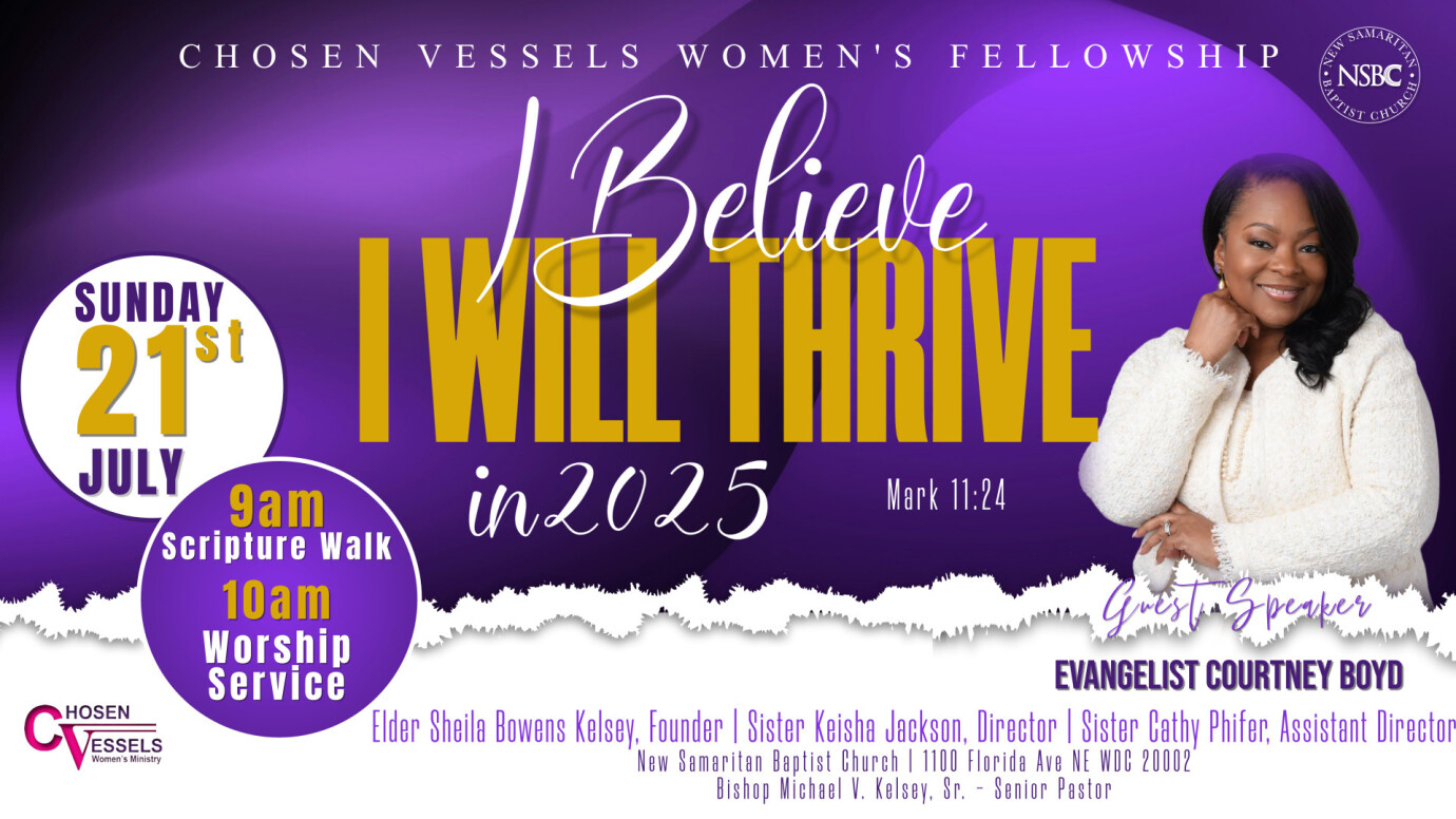 Women's Day 2025- Believe!  We Will Thrive in 2025