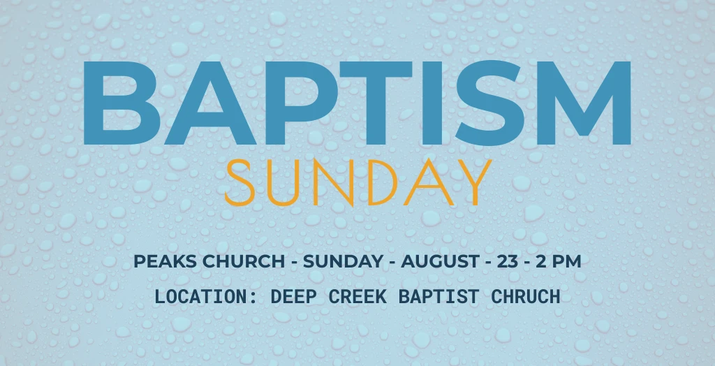 Summer Baptisms