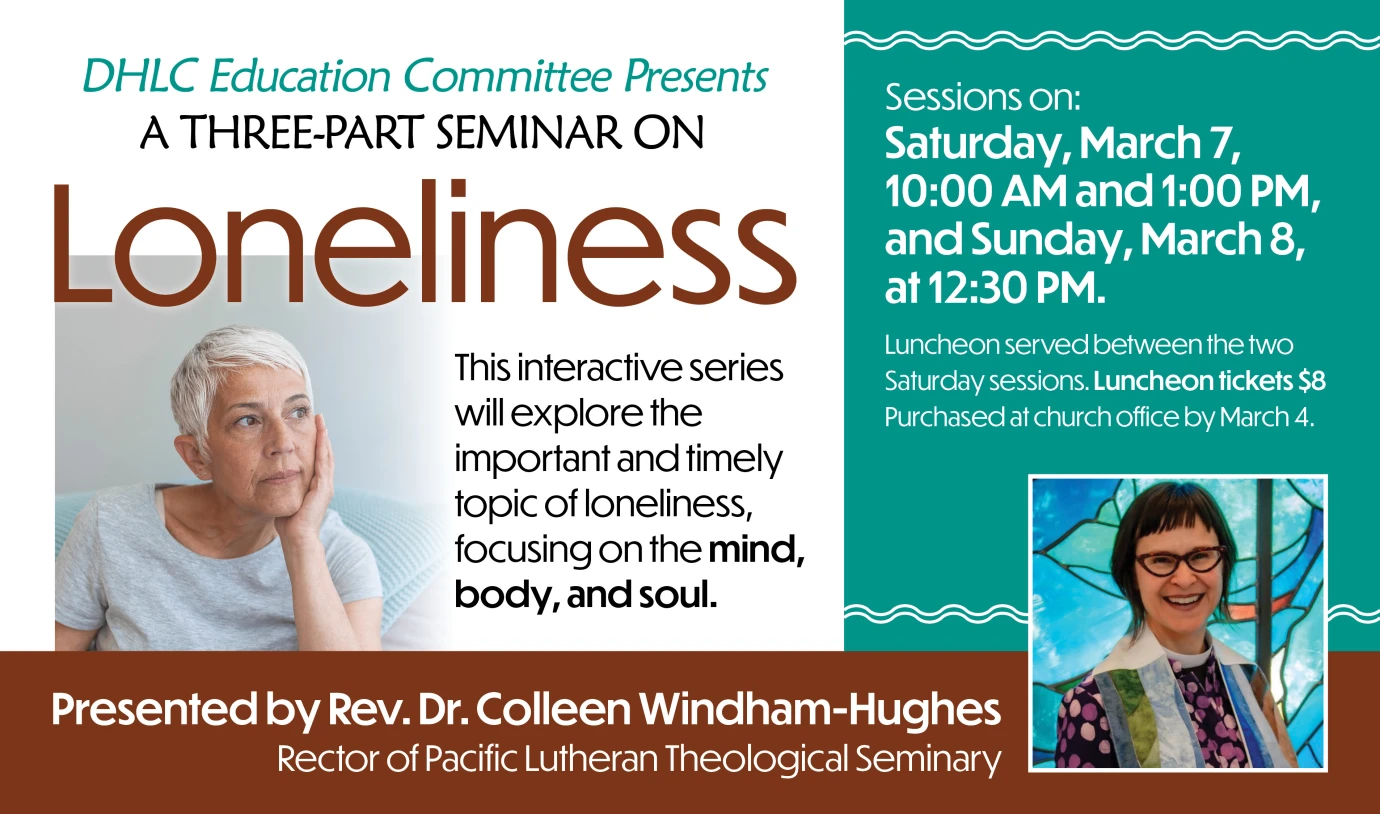 10 AM Loneliness Presentation with Colleen Windham-Hughes