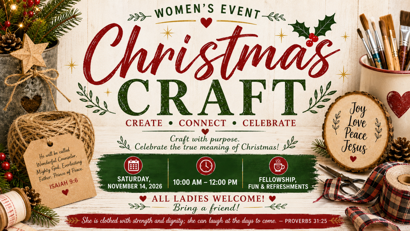 Women's Christmas Craft Event