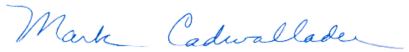 Mark's signature