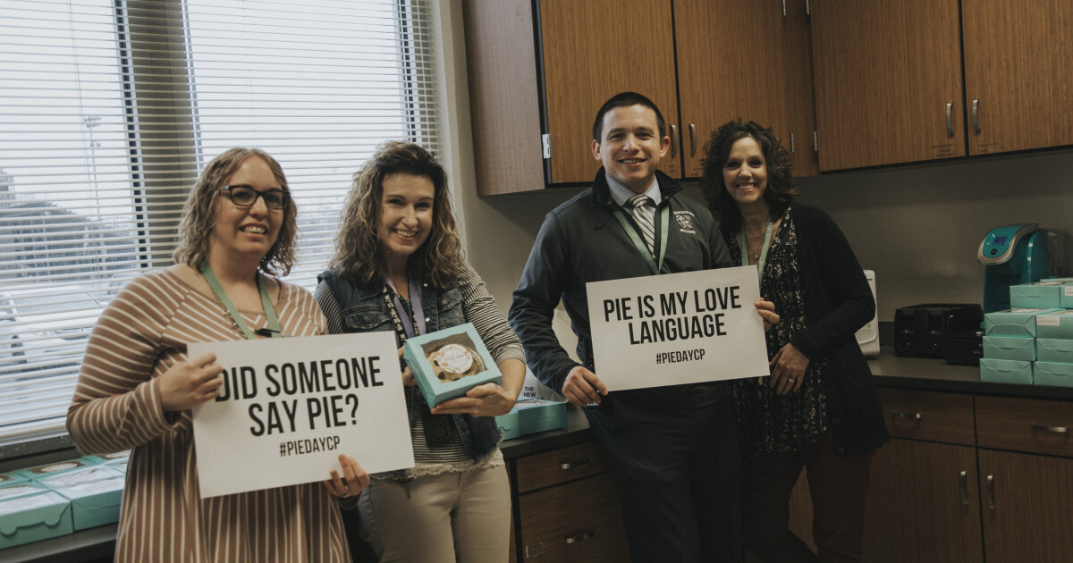 Help pack pies for Pi(e) Day! This is a great opportunity to hang out with your friends and help serve others. We will be packing pie boxes for Pi(e) Day when we will deliver pies to teachers in our community to thank them for all they do.