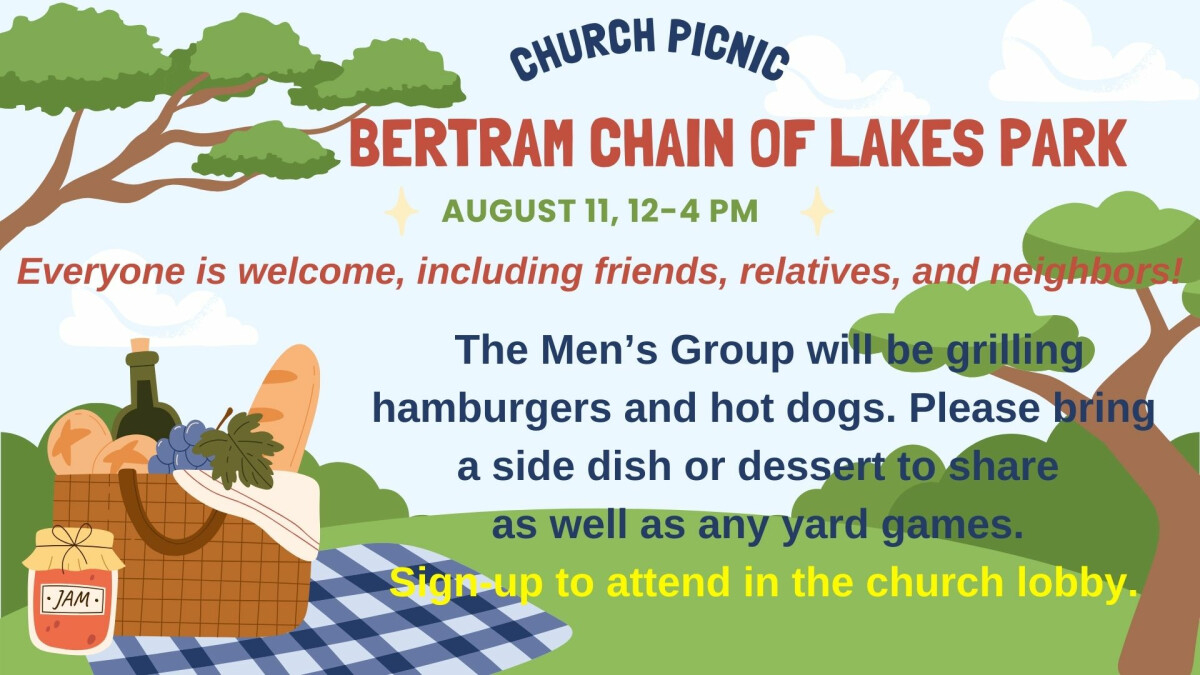 12-4PM - All Church Family Picnic