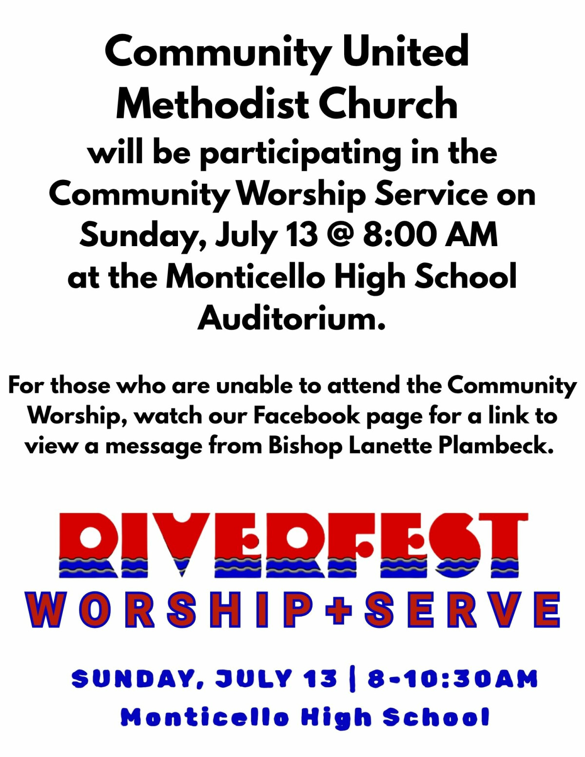 8:00 AM - RIVERFEST/FMSC COMMUNITY EVENT