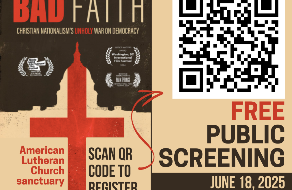 "Bad Faith" documentary showing