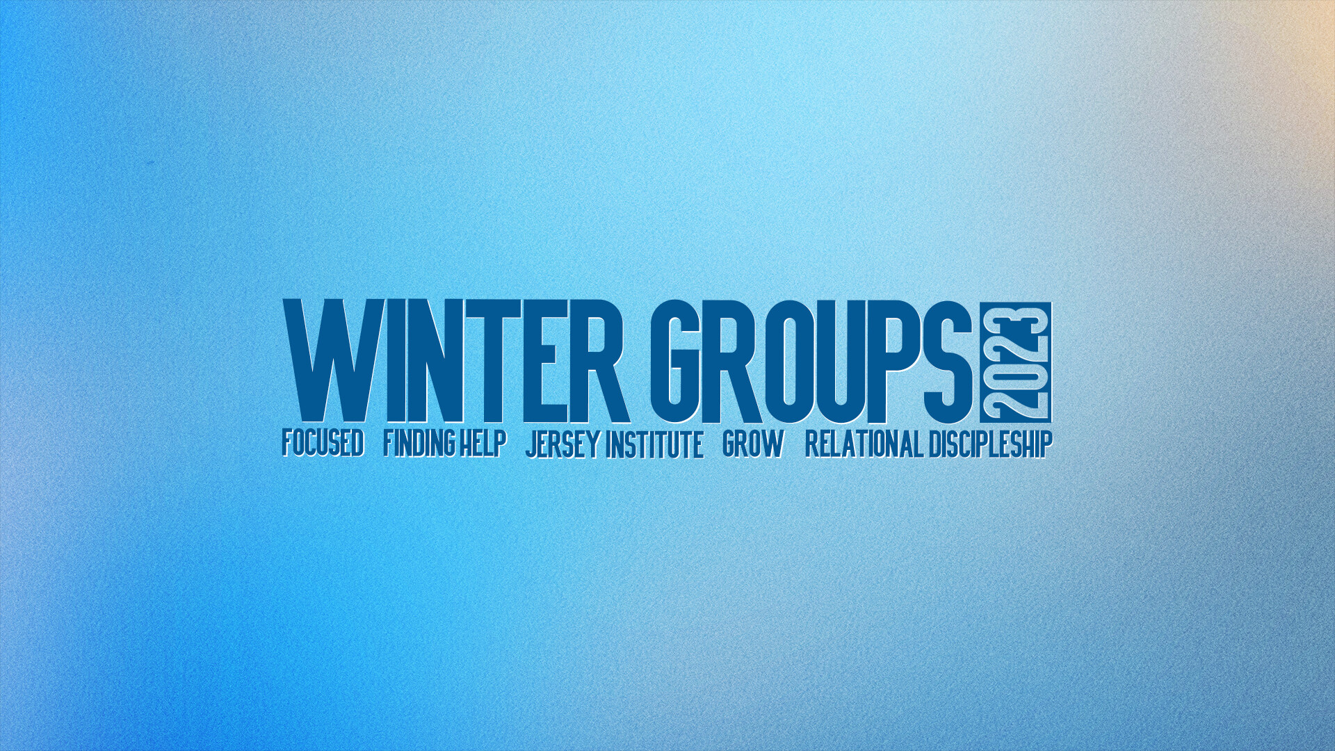Winter Groups at Jersey
