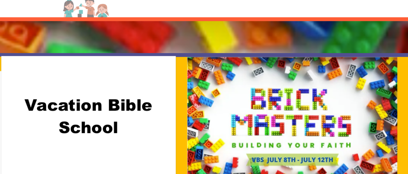 Vacation Bible School coming in July 