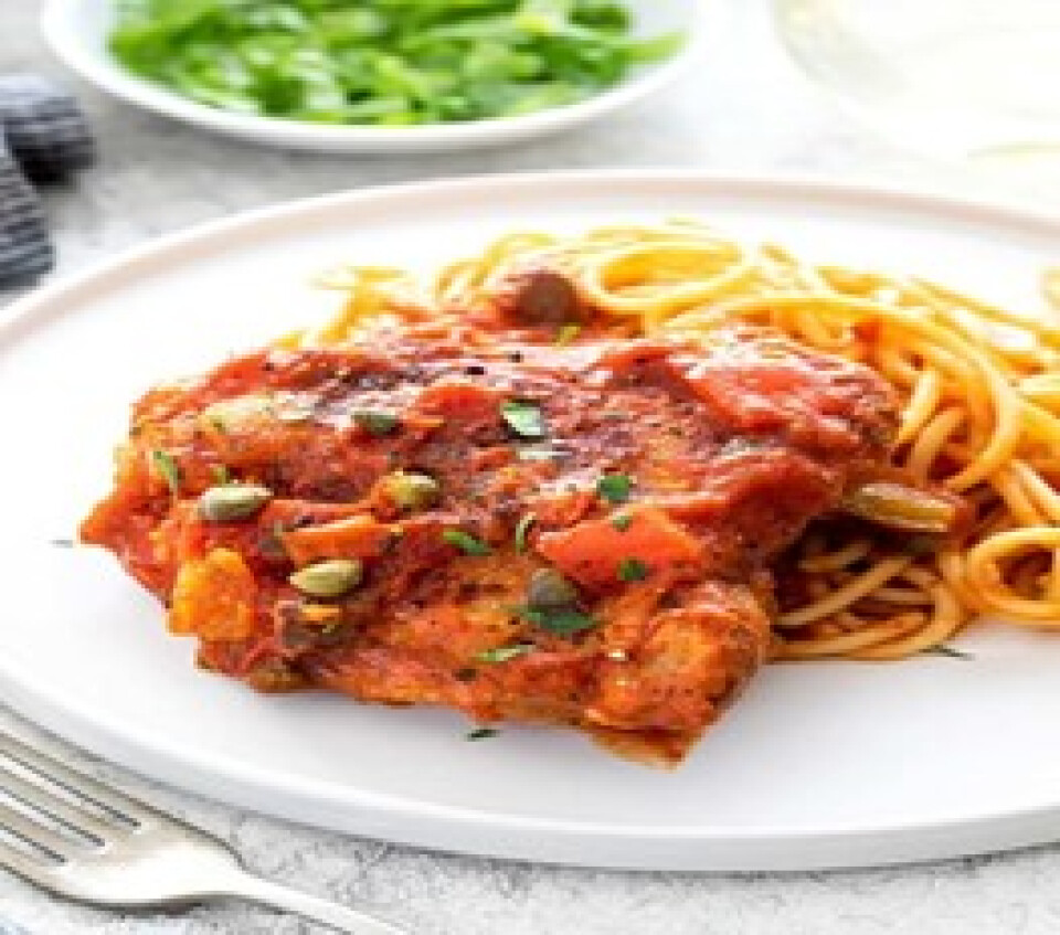 5 p.m. PASTA DINNER (Chicken Cacciatore)
