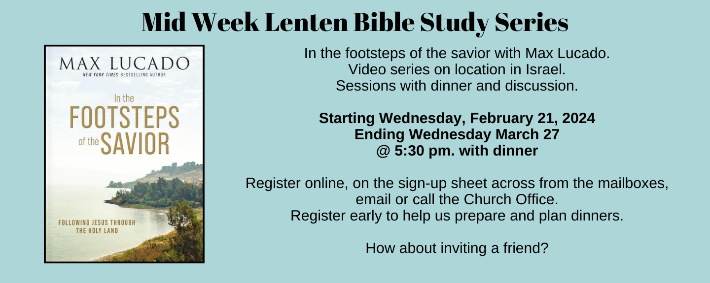 Mid Week Lenten Bible Series