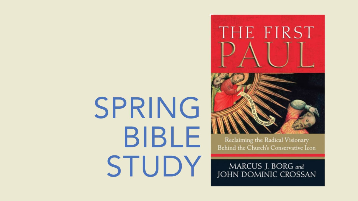 Spring Bible Study on Paul