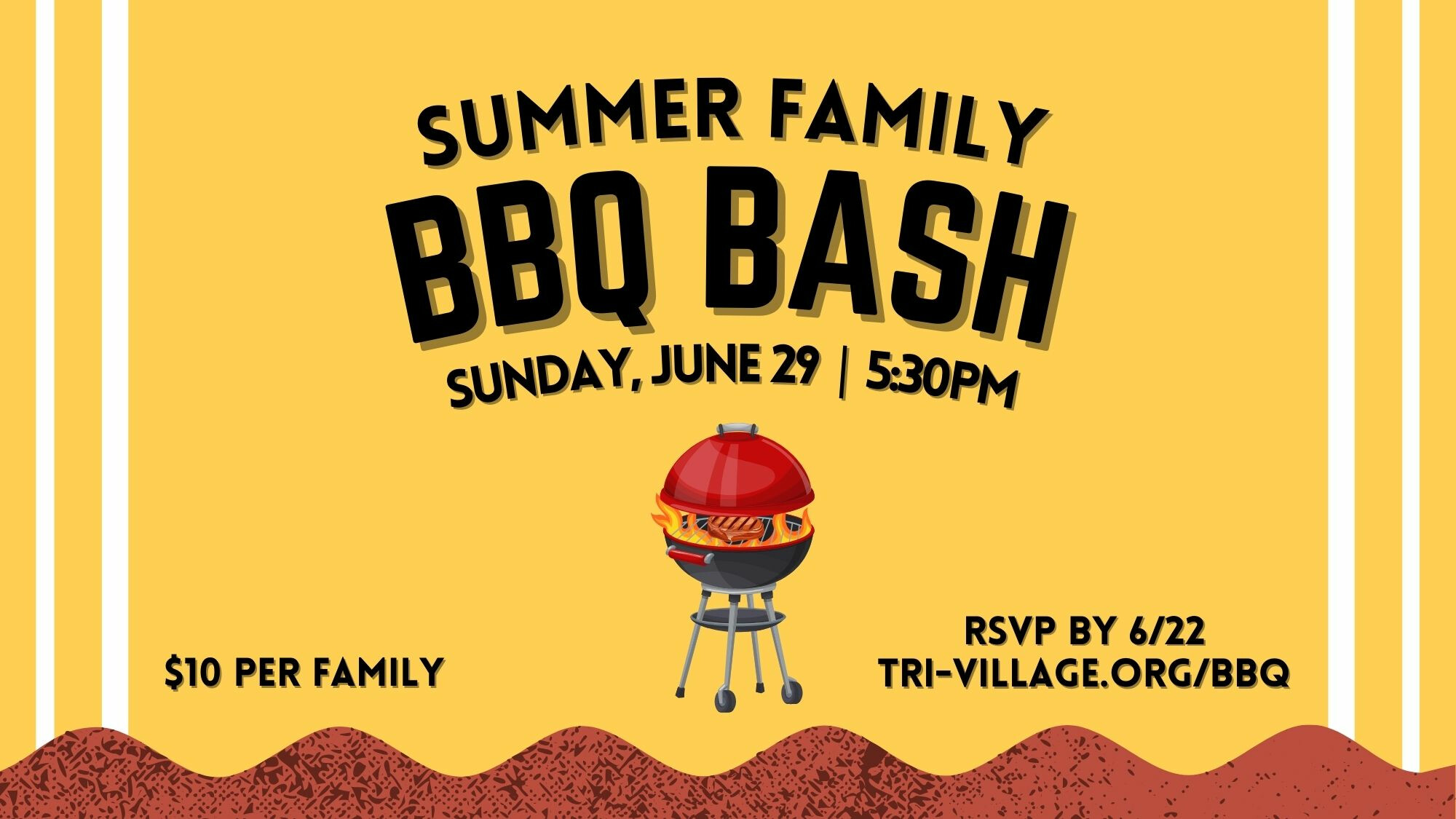 Summer Family BBQ Bash (Registration Deadline)