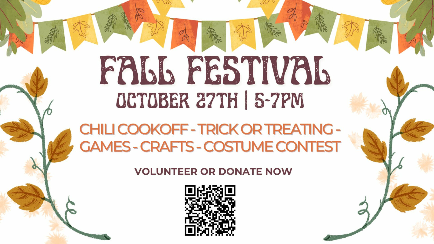 Fall Festival & Chili Cook-off Community Event