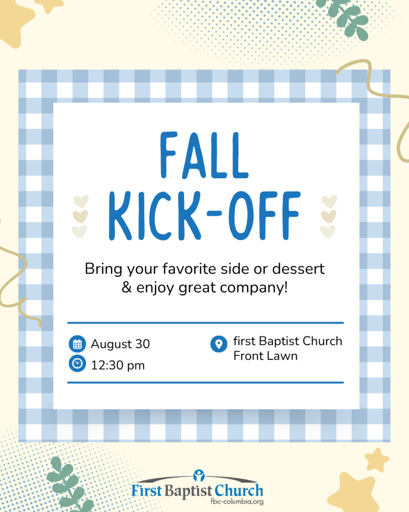 Fall Kick Off picnic