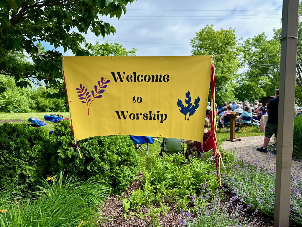 welcome to worship sign