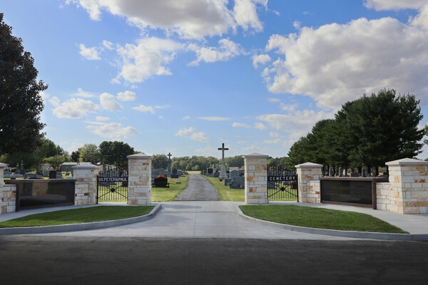 Entrance to Sts. Peter & Paul Cemetery