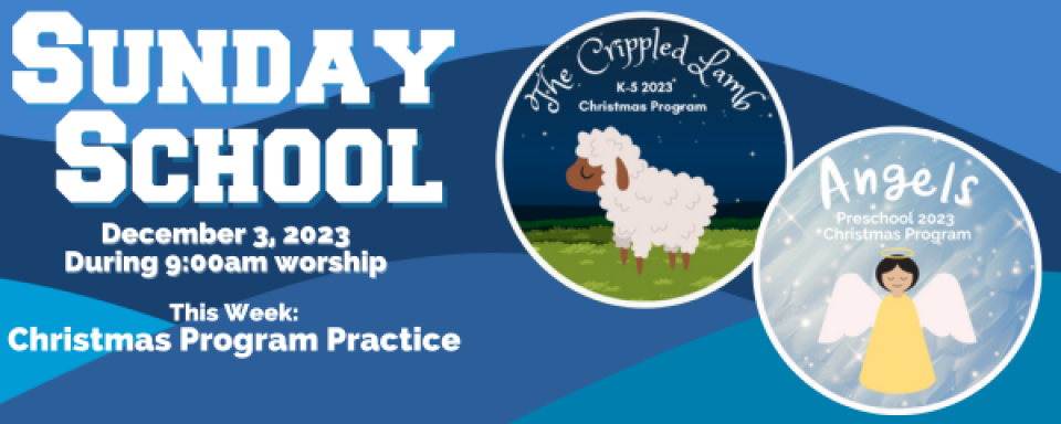 Sunday School - 12.3.23