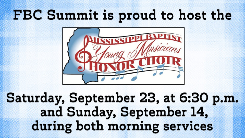 MS Baptist Young Musicians Honor Choir Concert