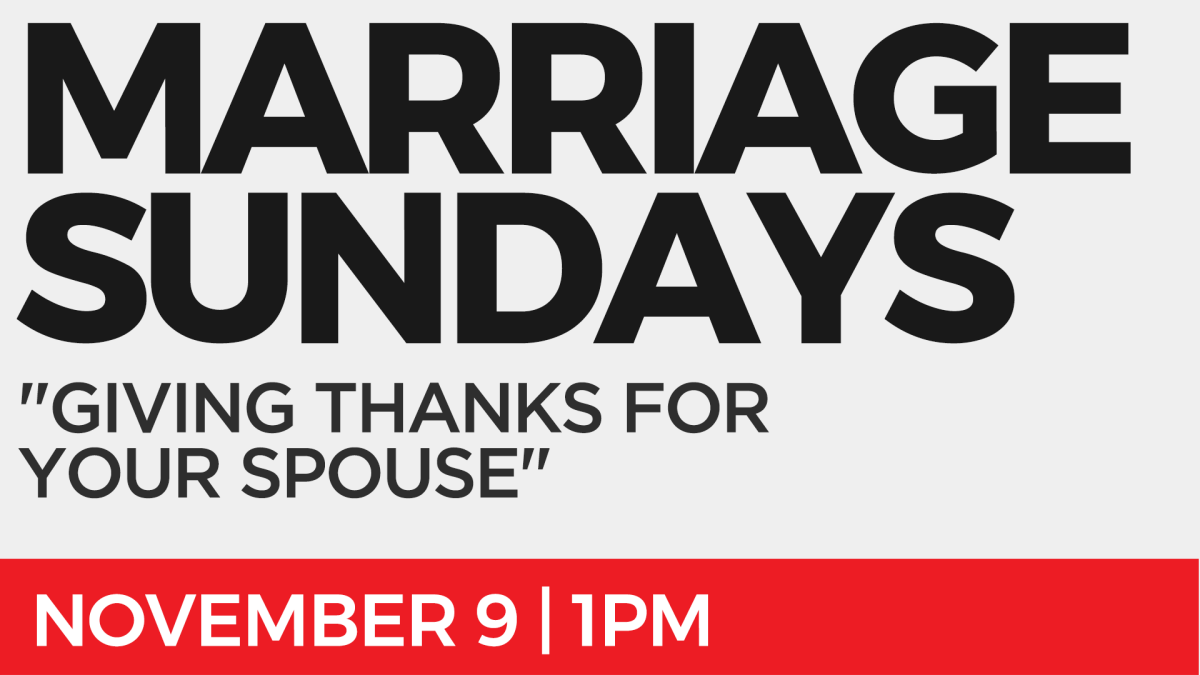 Marriage Sundays 