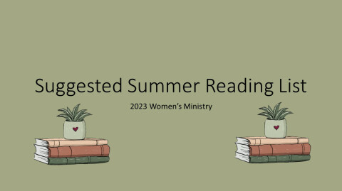 Suggested Summer Reading