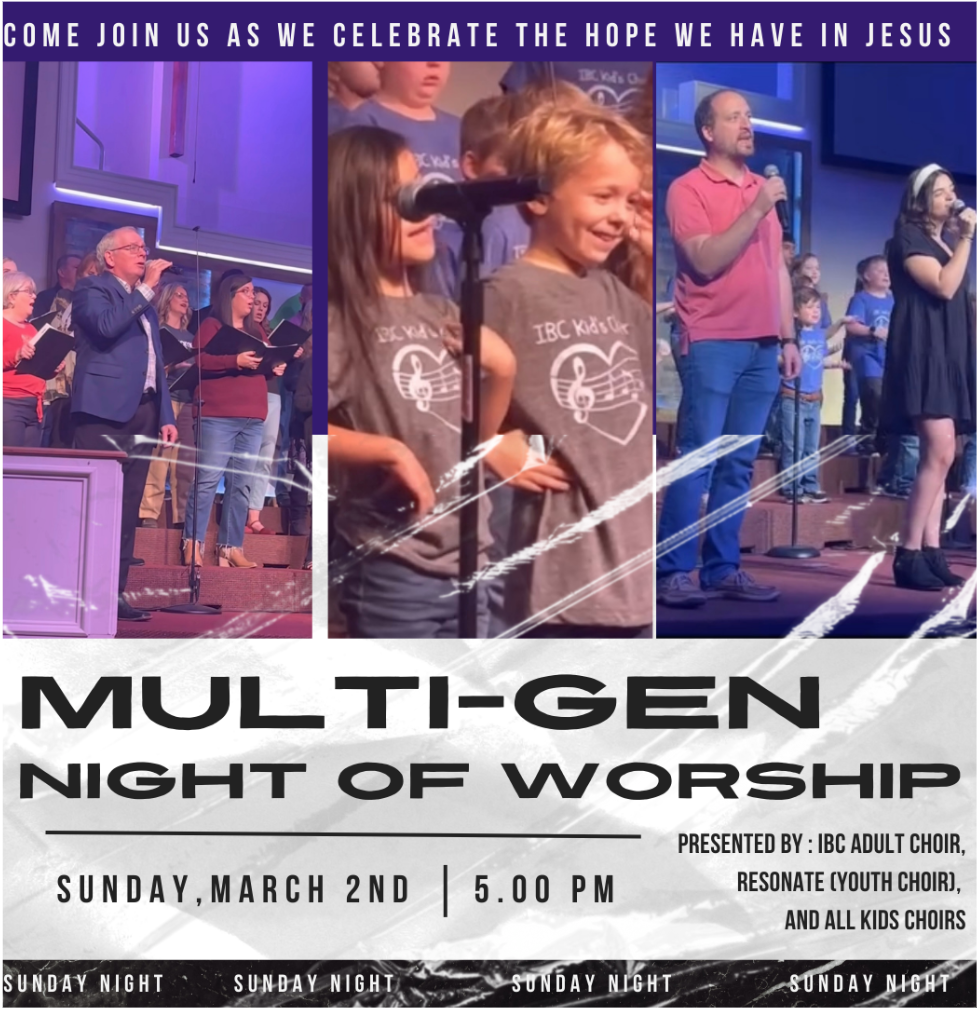 IBC Multi-Gen Night of Worship