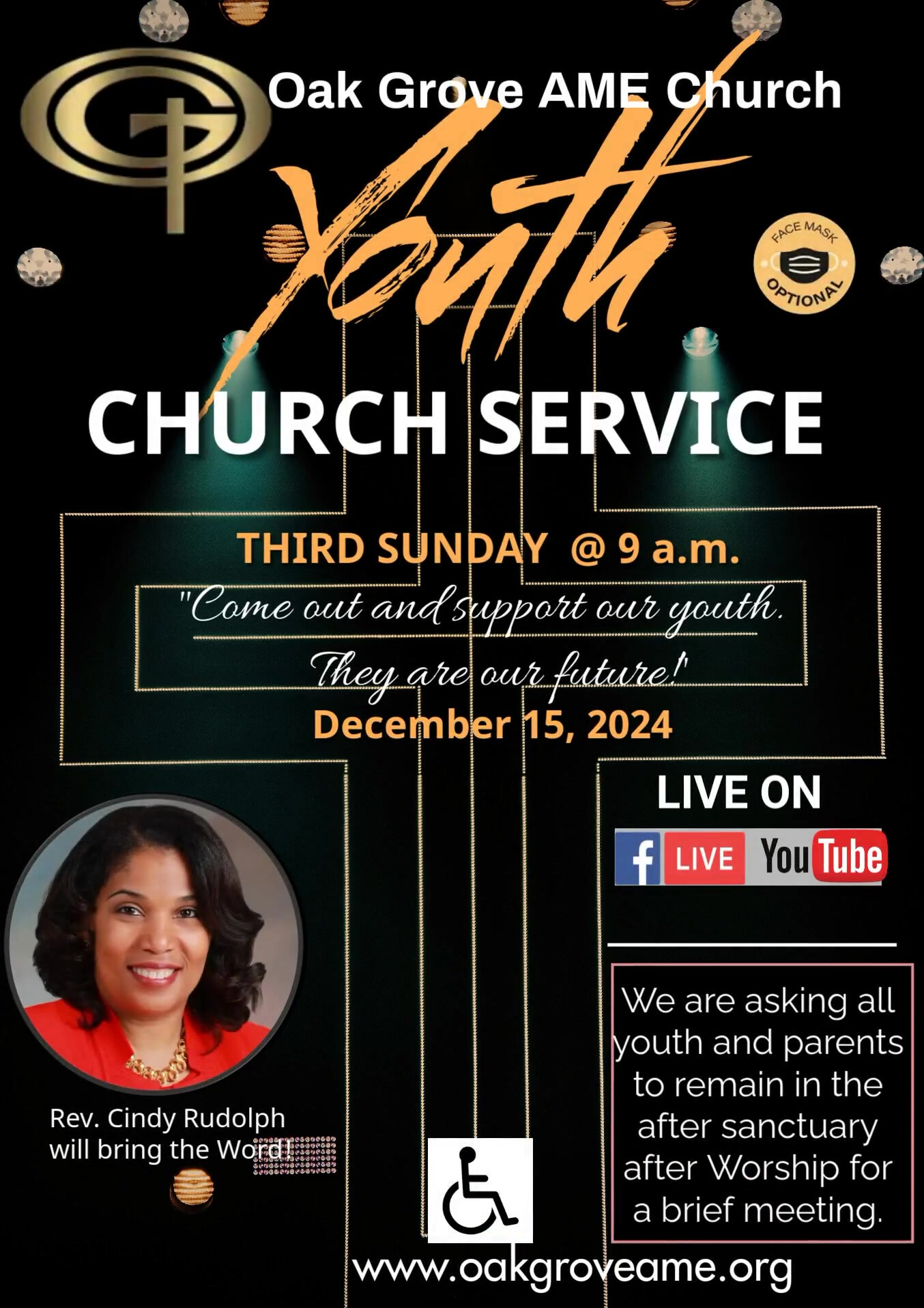 Youth Sunday Worship - December 15, 2024