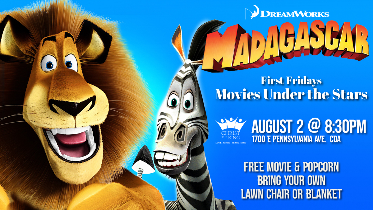 First Fridays Movies Under the Stars: Madagascar