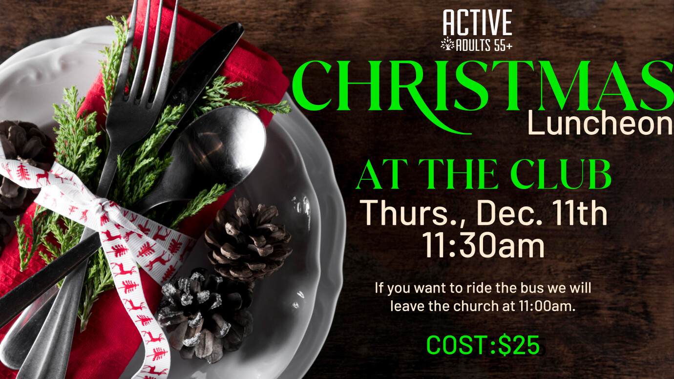 Active Adults Christmas Luncheon