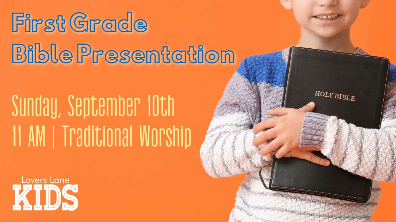 First Grade Bible Presentation