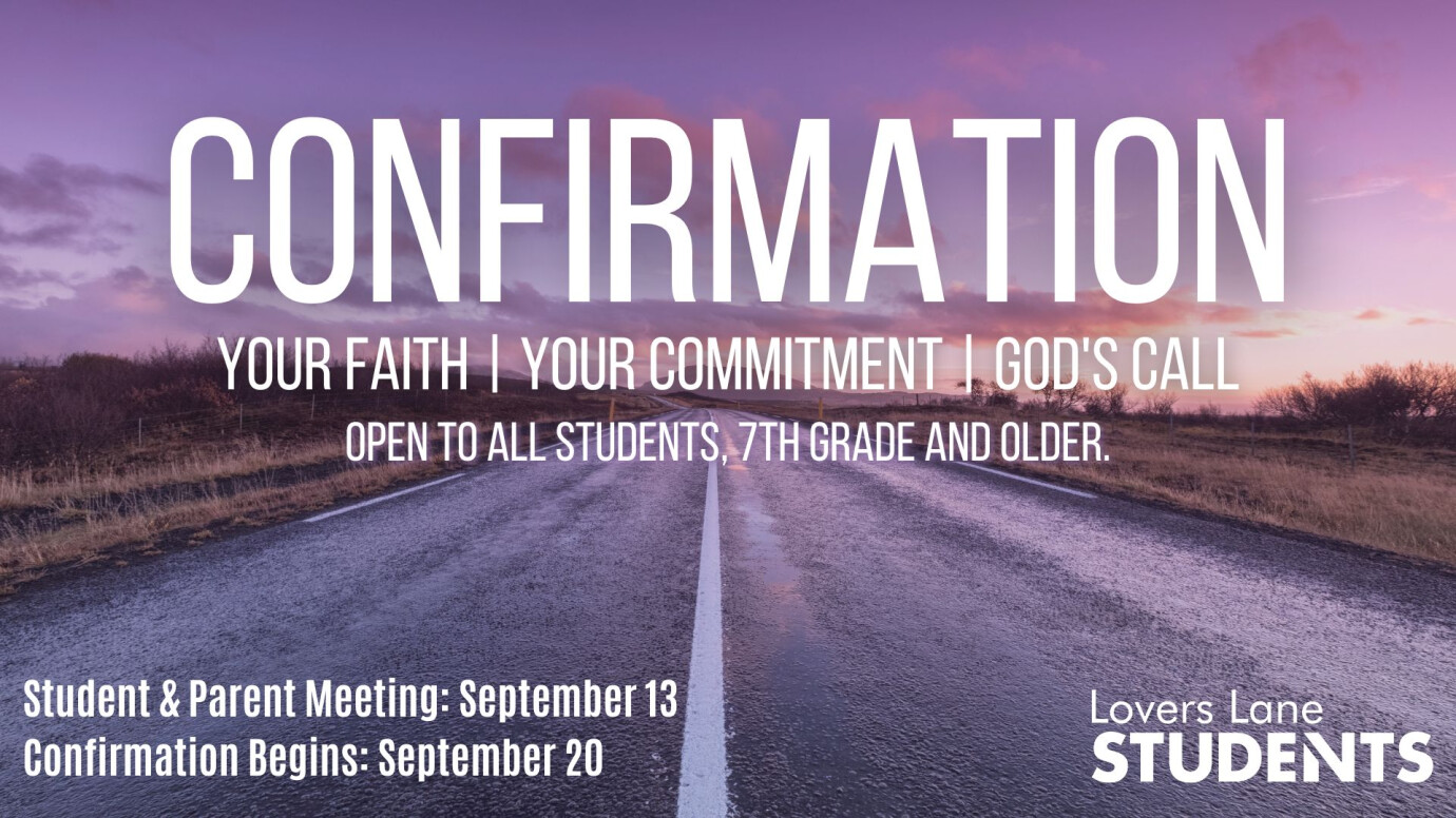 Confirmation Parent Meeting