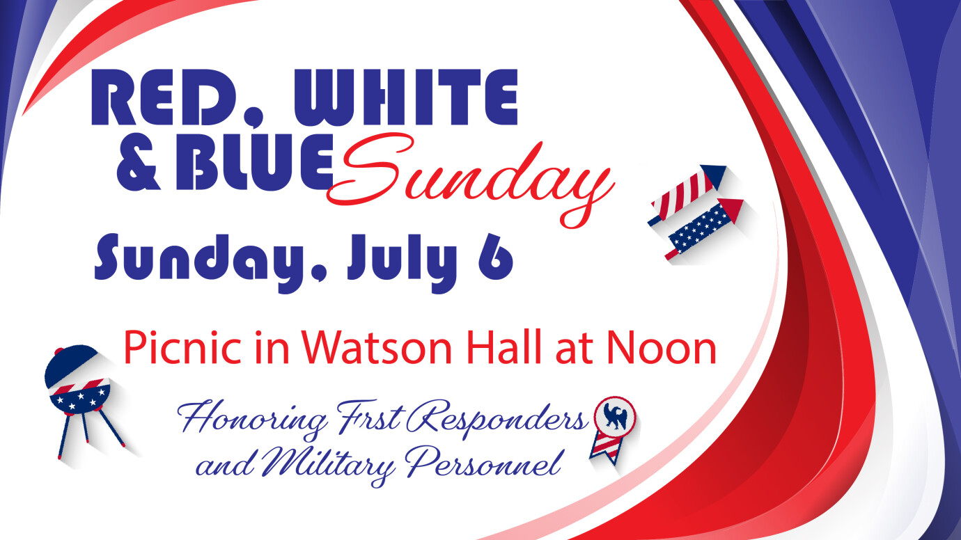 Red, White and Blue Sunday!