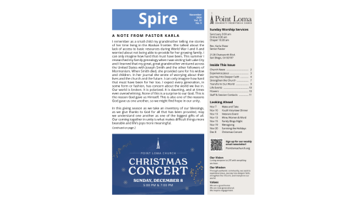 November Spire 2024