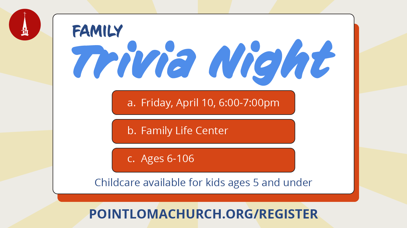 Family Friendly Trivia Night