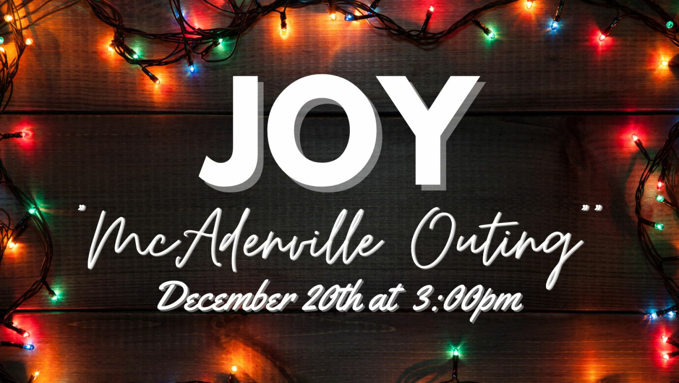 JOY - "Just Older Youth"  - McAdenville 