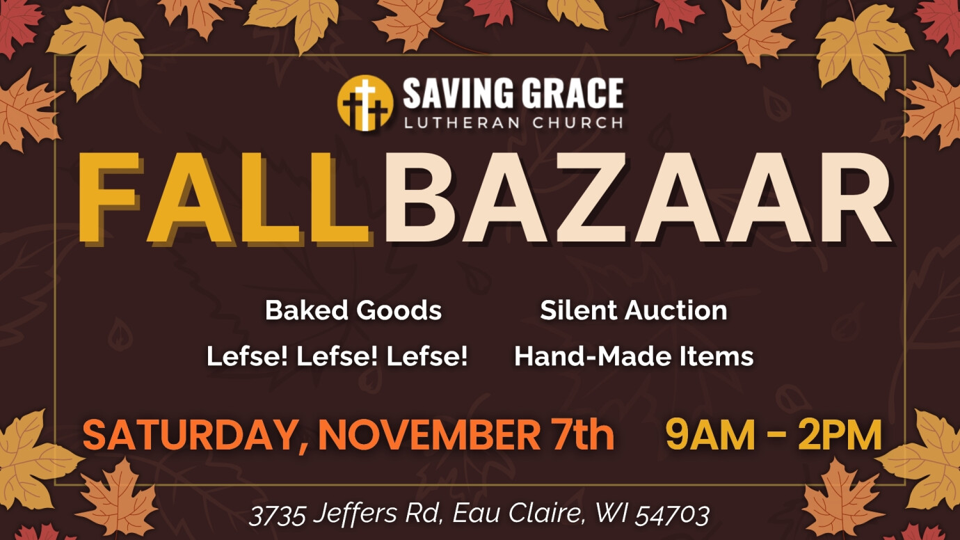 9:00am Fall Bazaar