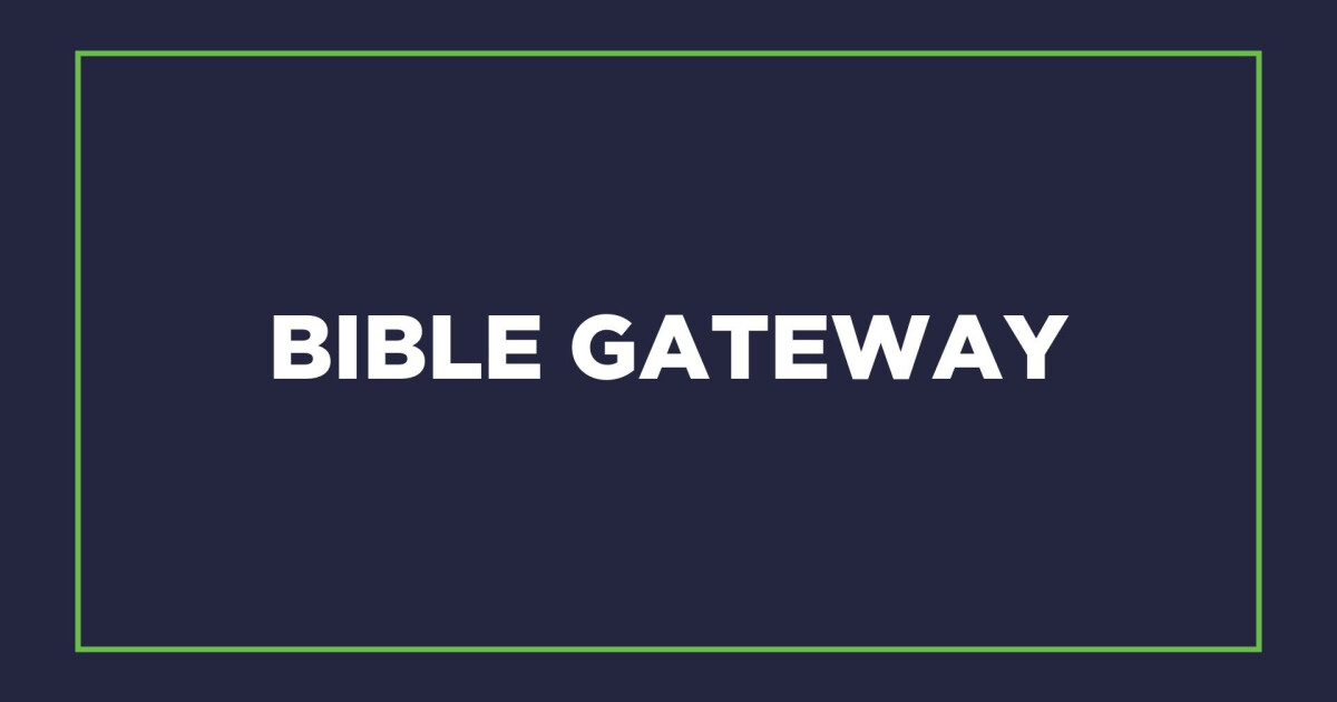 Bible Gateway Articles Bent Tree Bible Fellowship