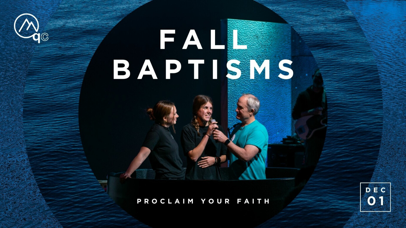 Fall Baptisms