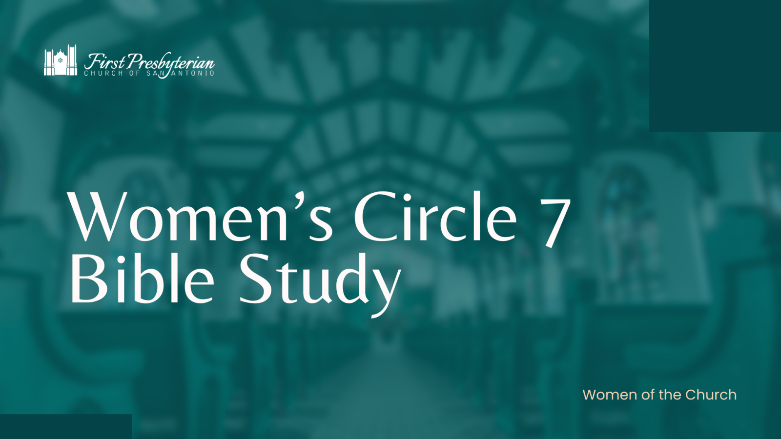 Women's Bible Study Circle 7