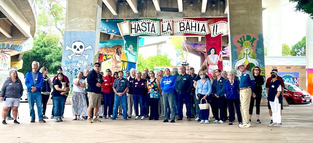 walking tour at Chicano Park