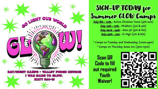 Don’t miss the upcoming “Forged Youth” activities!